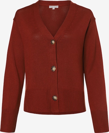 Marie Lund Knit Cardigan in Brown: front