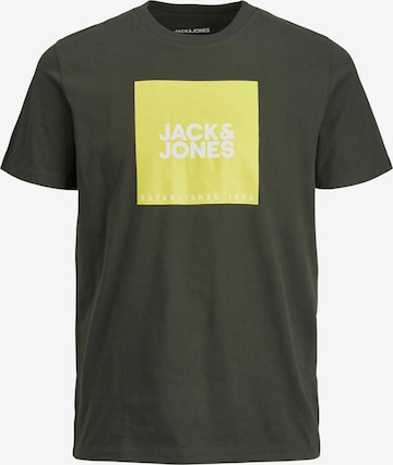 JACK & JONES - Camiseta en verde: frente