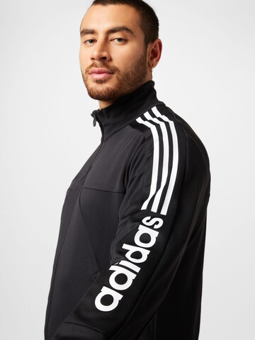 Jachetă de trening 'Tiro' de la ADIDAS SPORTSWEAR pe negru