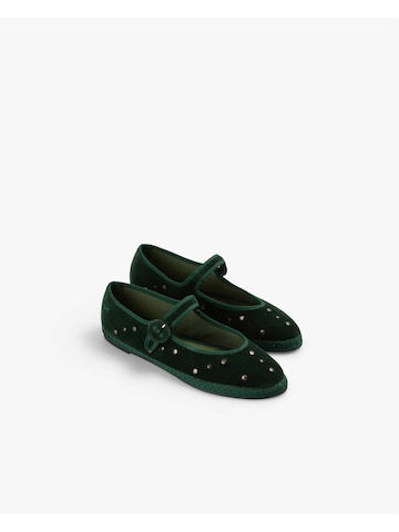 Scalpers Ballerina met riempjes ' ' in Groen: voorkant