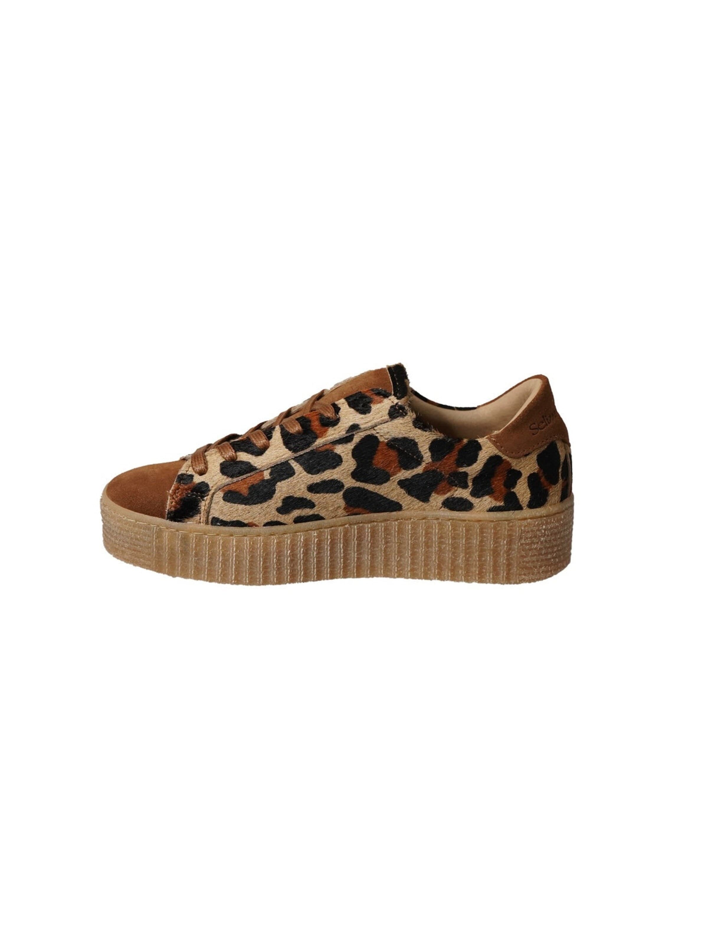 Yoxeone - Zapatillas deportivas bajas 'Feline' en marrón