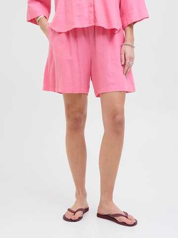 JJXX Loosefit Παντελόνι 'BREEZE SUMMER' σε ροζ: μπροστά