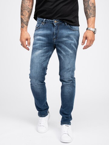 Indumentum Slim fit Jeans in Blue: front