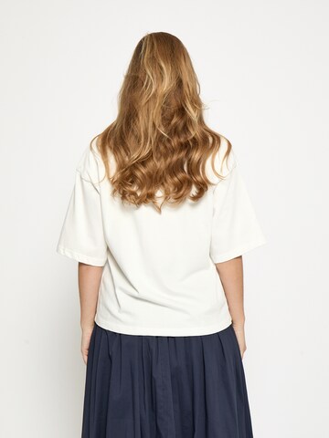 minus - Top 'Stine' en blanco