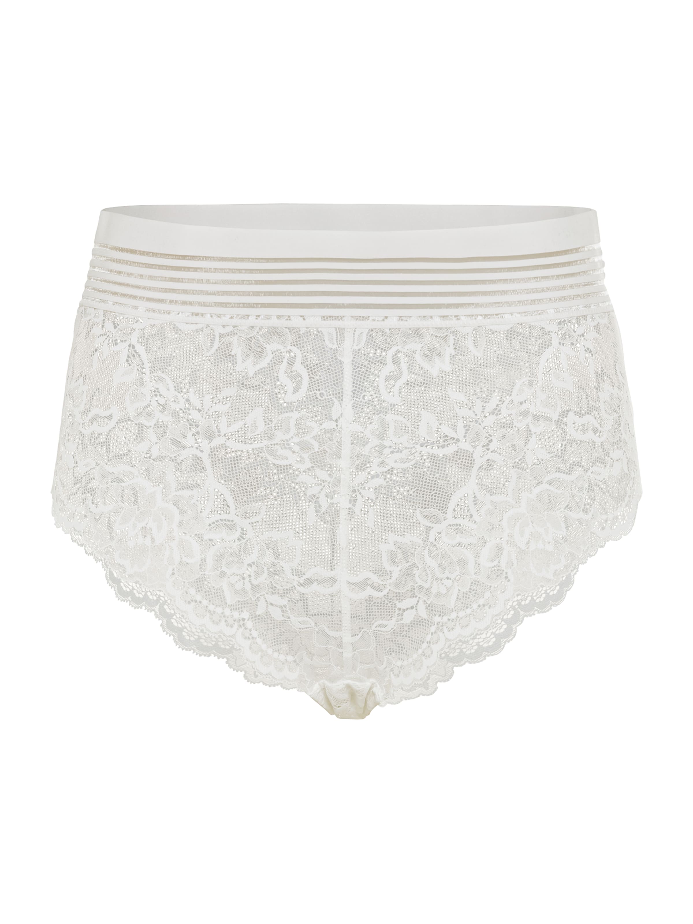 smėlio LASCANA Kelnaitės paaukštintu liemeniu: priekis