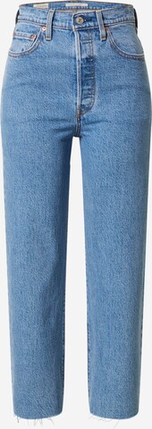 LEVI'S ® Regular Jeans 'Ribcage Straight Ankle' in Blauw: voorkant