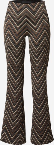 MAC Boot cut Trousers in Brown: front