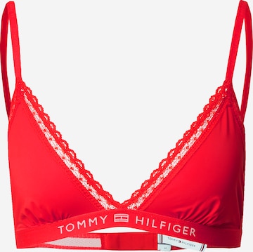 Tommy Hilfiger Underwear حمالة صدر مثلثة حمالة صدر بلون أحمر: الأمام