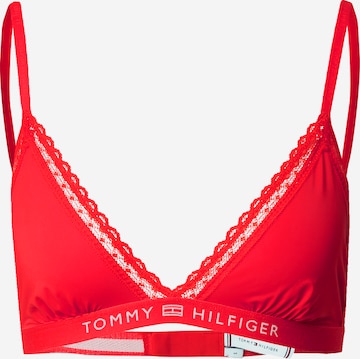 Tommy Hilfiger Underwear Triangle Bra in Red: front