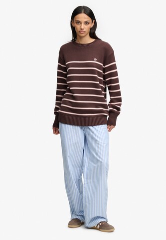 Pull-over oversize Superdry & Co en marron