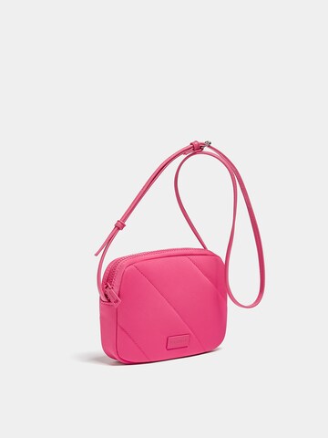 Pull&Bear Skuldertaske i pink: forside