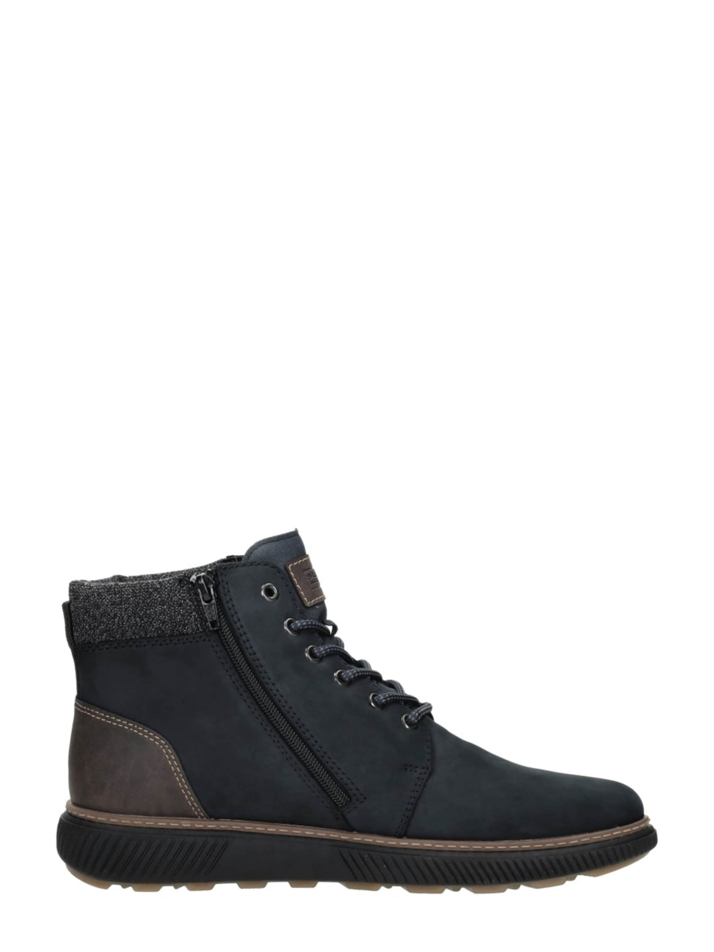 Bottes à lacets 'Veterschoenen Hoog' Rieker en bleu