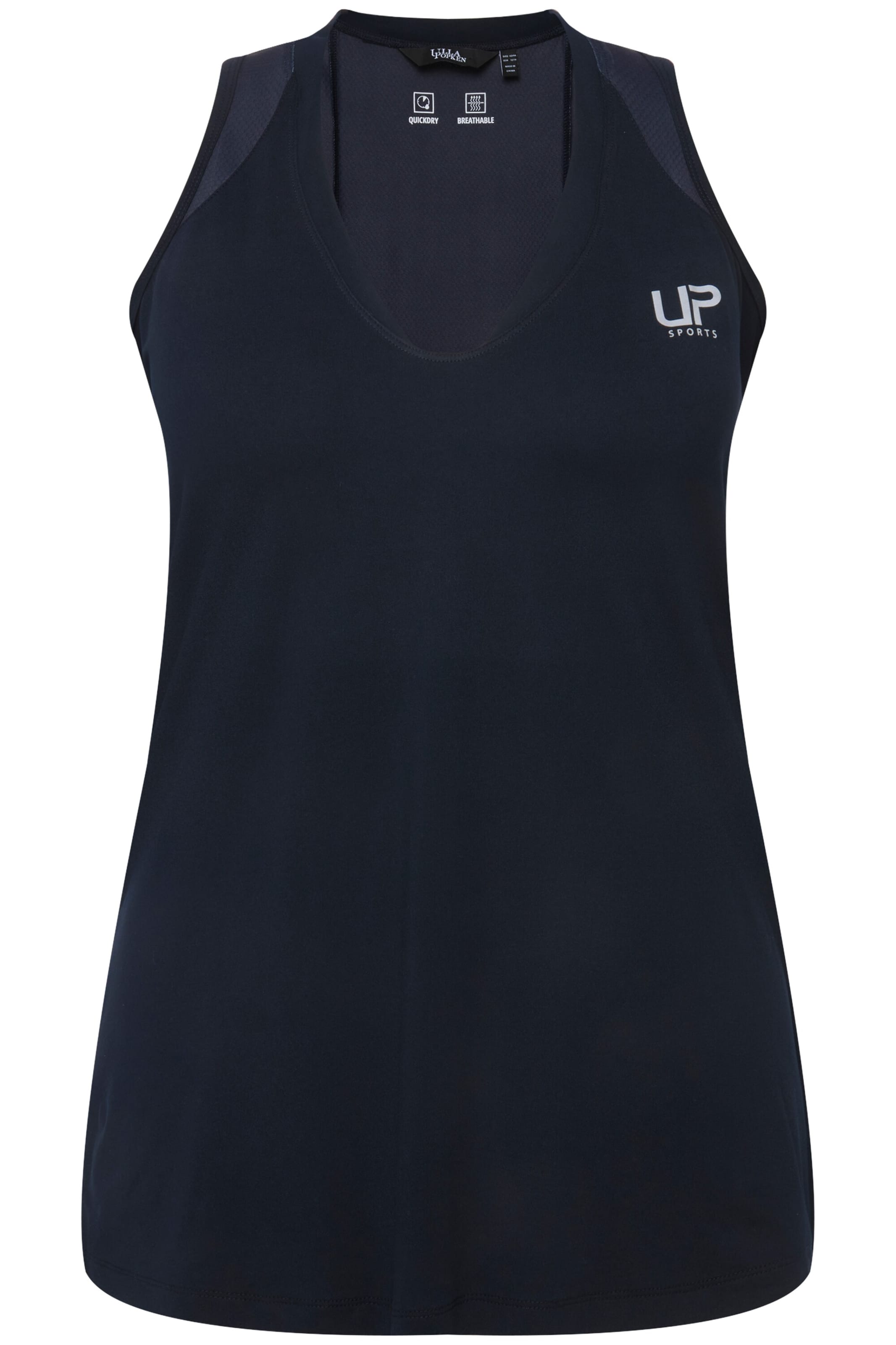 Ulla Popken Top in Blau: Vorderseite