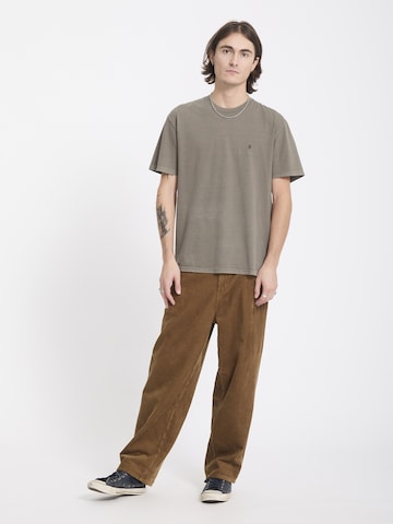 Volcom T-Shirt 'SOLID STONE' in Grau