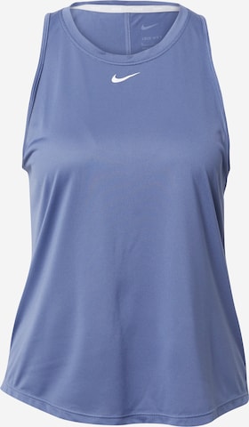 NIKE Sporttop in Blauw: voorkant