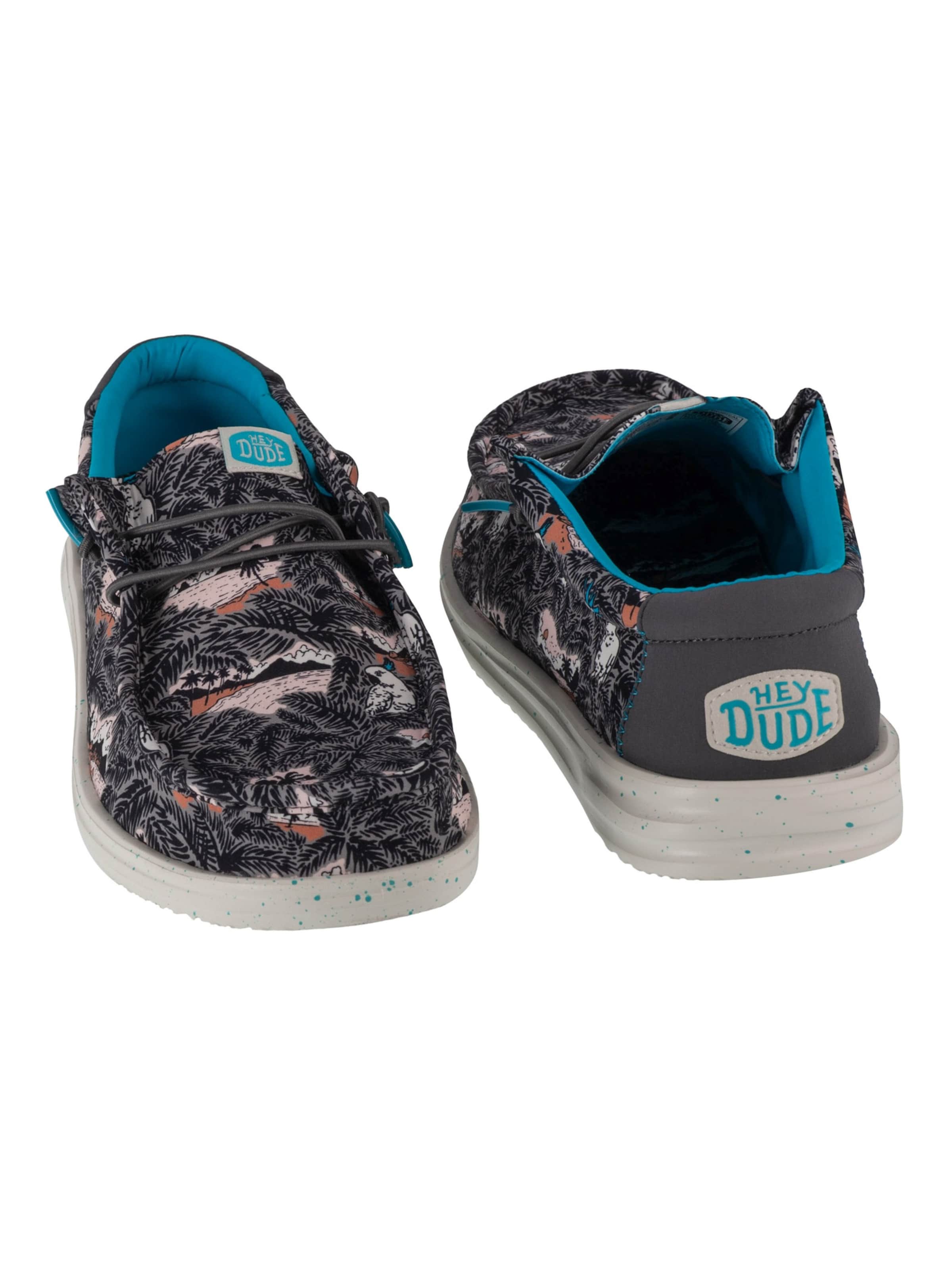 HEY DUDE Moccasin 'Hey Dude Wally H2O Tropical' in Black