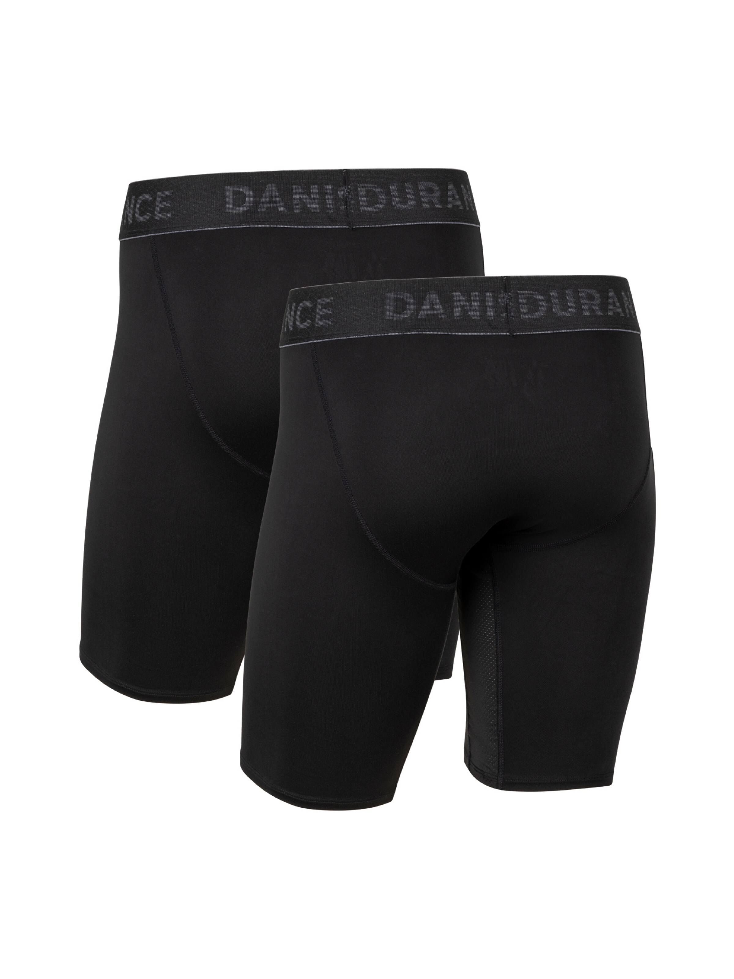 DANISH ENDURANCE Skinny Sportsbukser 'Compression Shorts' i sort