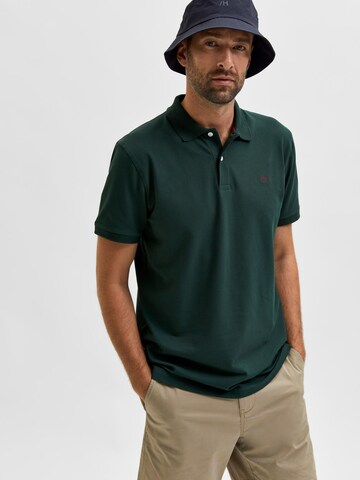 SELECTED HOMME Shirt 'AZE' in Green