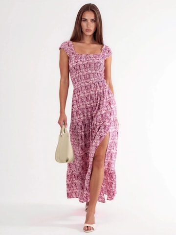 Busem Maxi Kleid in Pink: Vorderseite