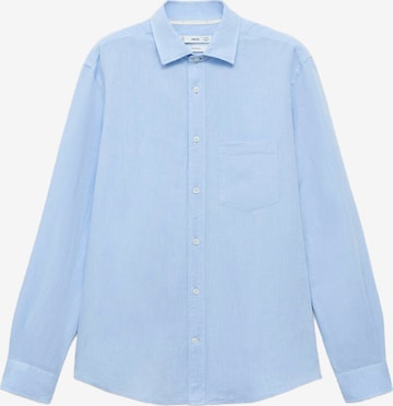 MANGO MAN Regular Fit Hemd 'AVISPA' in Blau: Vorderseite