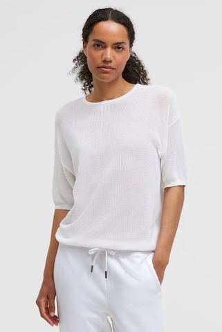 SENSES.THE LABEL Pullover in Weiß: Vorderseite