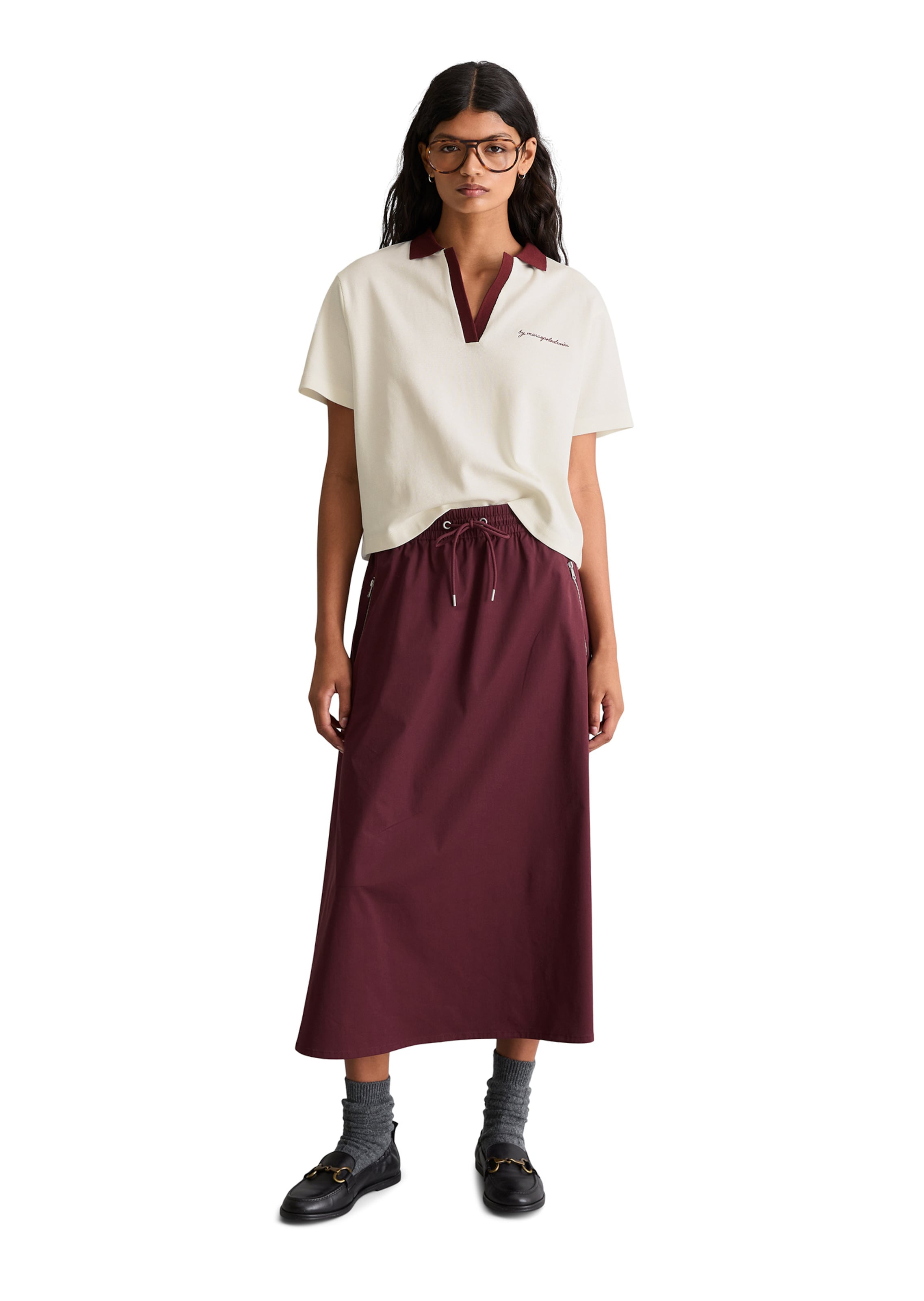 T-shirt Marc O'Polo DENIM en blanc