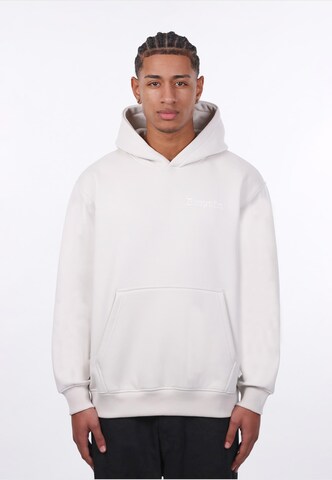 Felpa di Dropsize in grigio: frontale