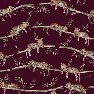 Cyberjammies Nightgown 'Wild Slumber' in Red
