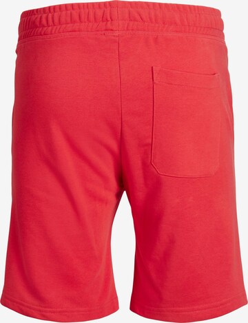 JACK & JONES Normalny krój Spodnie 'TREVOR' w kolorze czerwony