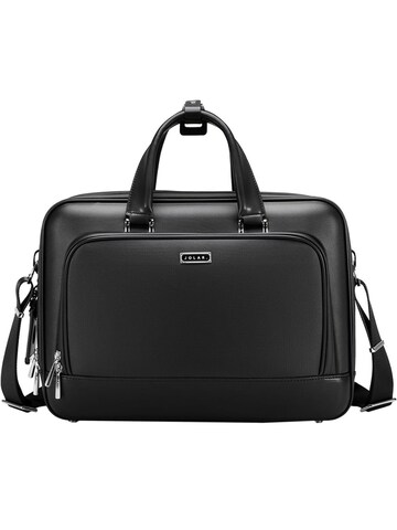 jolar Laptoptasche 'PREMIUM'‌‌‌‌ in Schwarz: Vorderseite