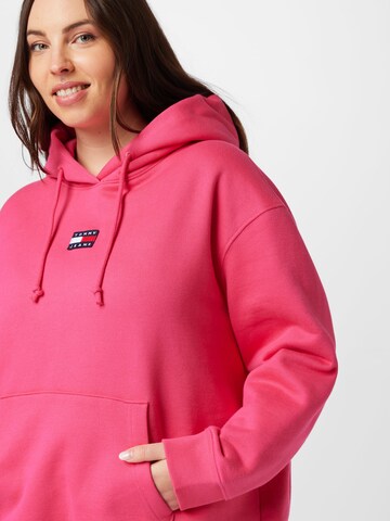 Felpa di Tommy Jeans Curve in rosa