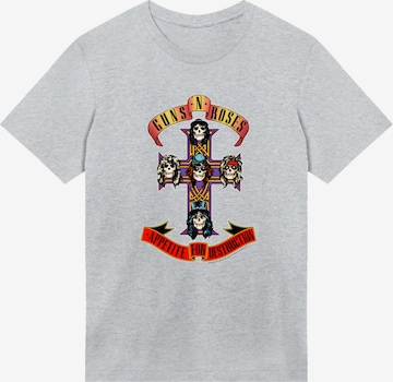 F4NT4STIC T-Shirt 'Guns 'n' Roses Appetite For Destruction' in Grau: Vorderseite
