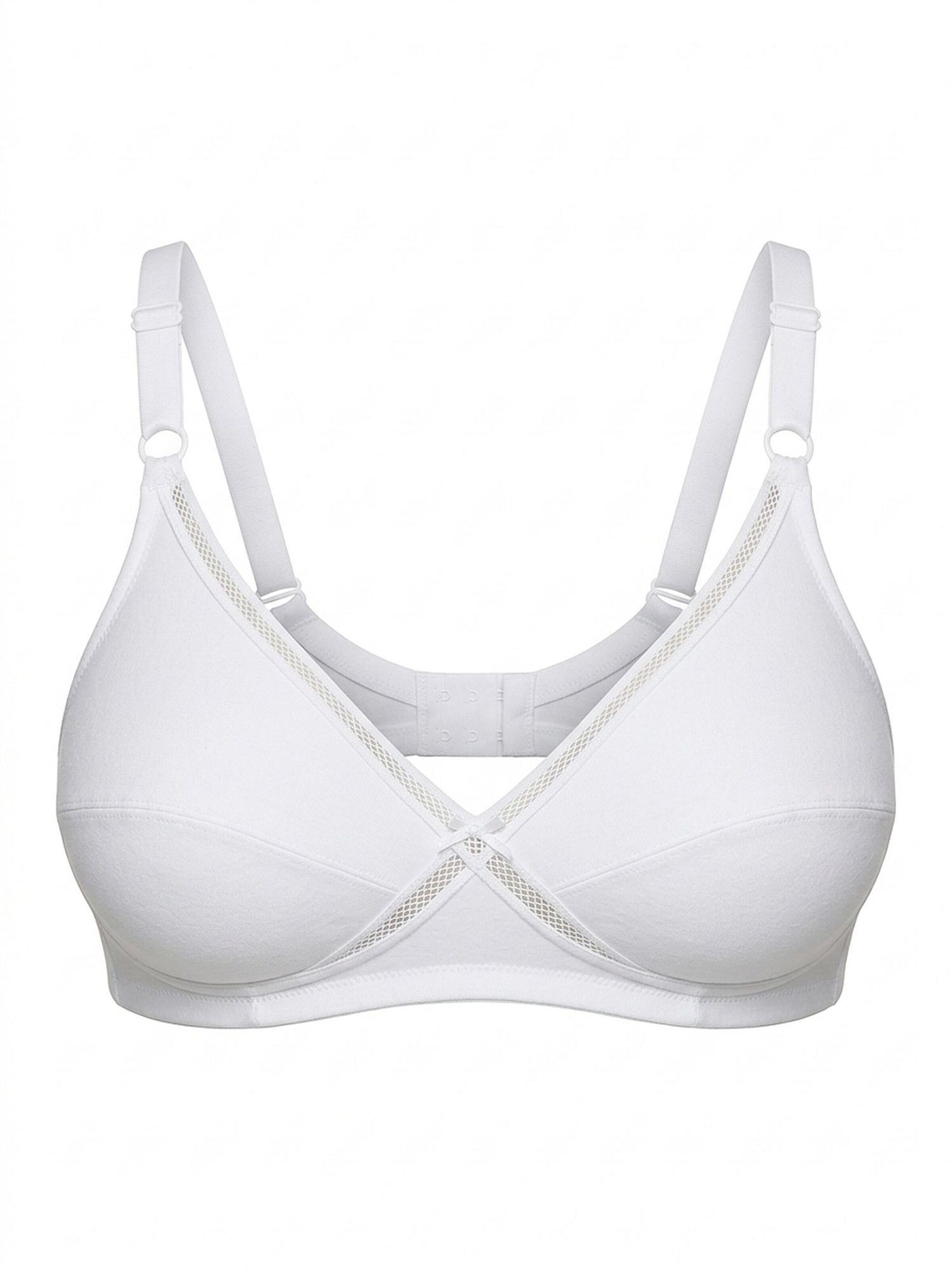 Spiman Minimiser Bra 'Mira' in White: front