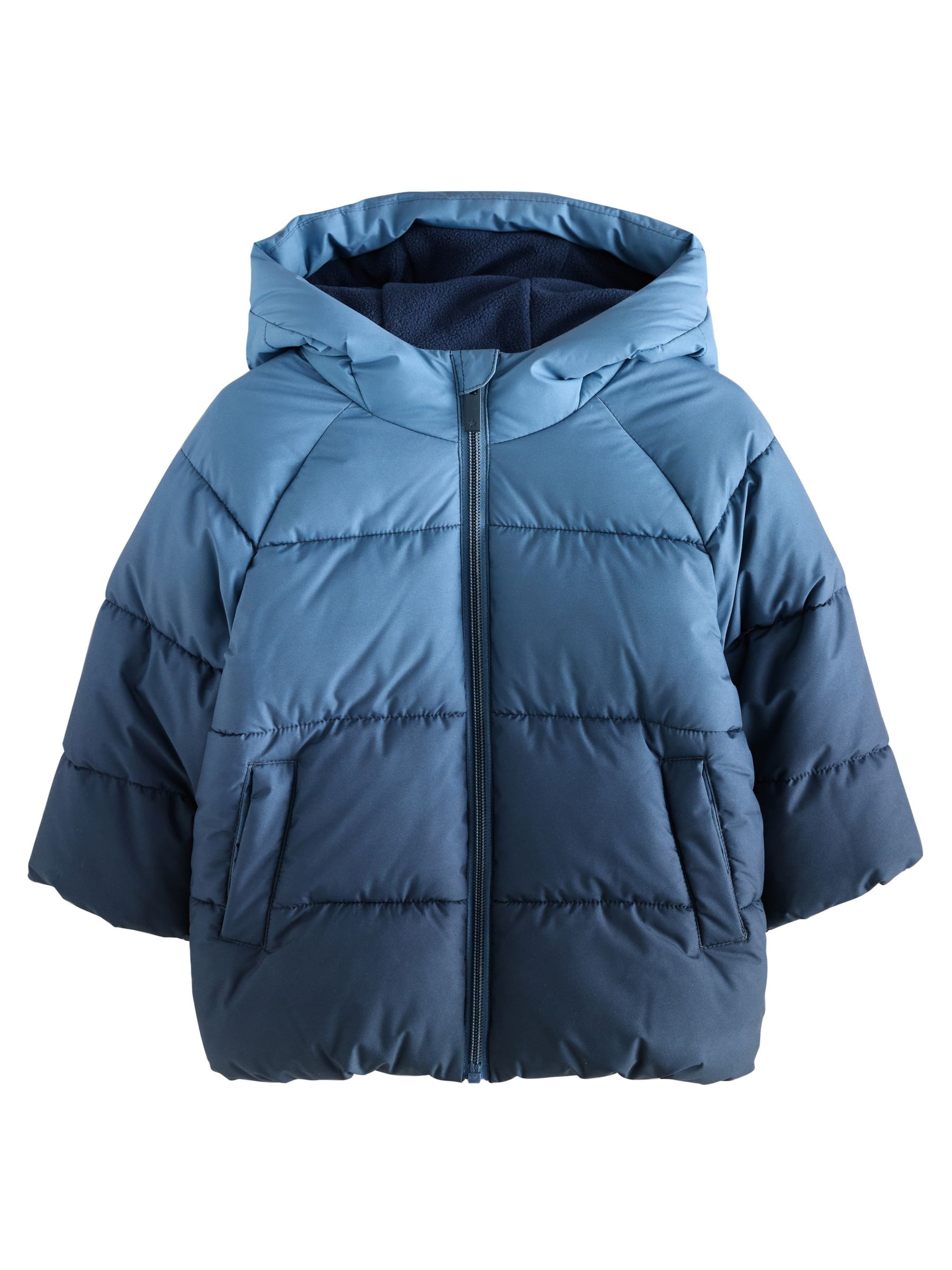 Next Преходно яке в синьо: отпред