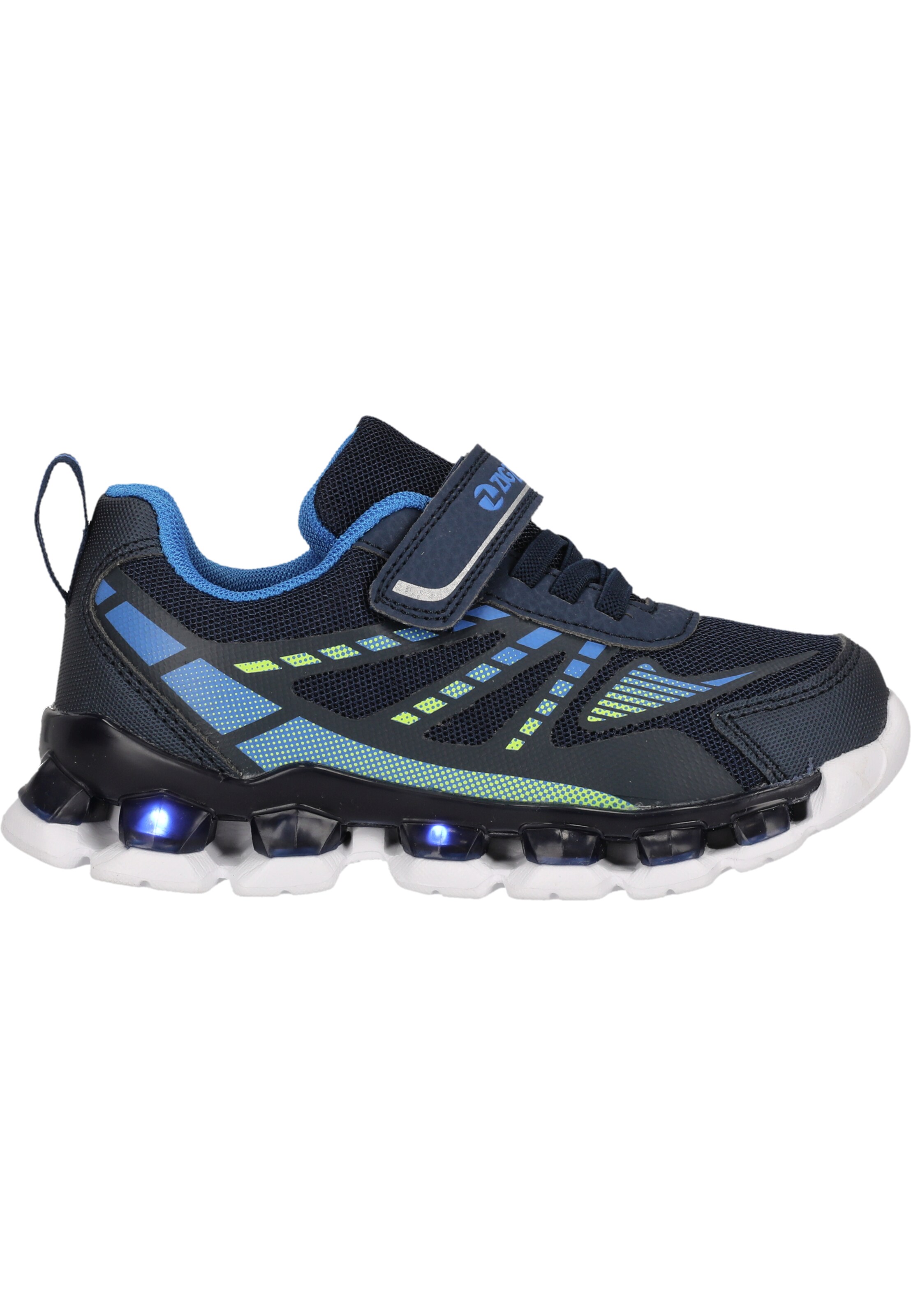 ZigZag Sneakers 'Nunsta' in Blauw