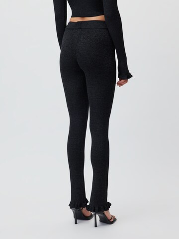 LeGer by Lena Gercke Flared Leggings 'Lianne' in Black