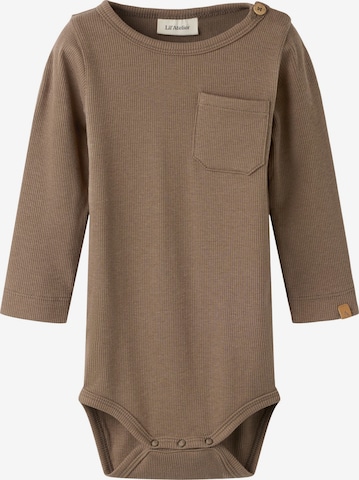 Barboteuse / body Lil'Atelier en marron : devant