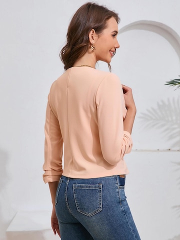 Yesfashion Marynarka w kolorze pomarańczowy