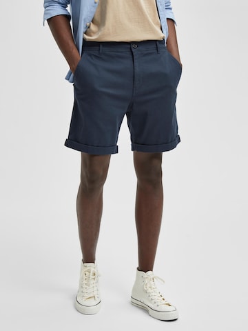 SELECTED HOMME Regular Shorts 'Luton' in Blau: predná strana