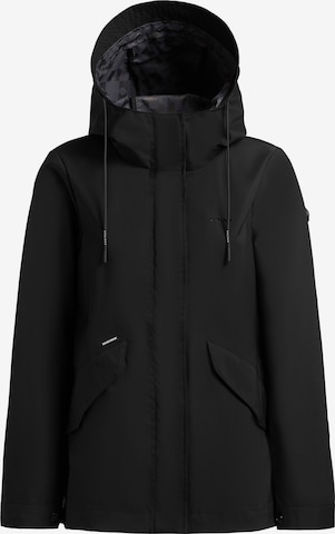 khujo - Casaco meia-estação 'SANG2' em preto: frente