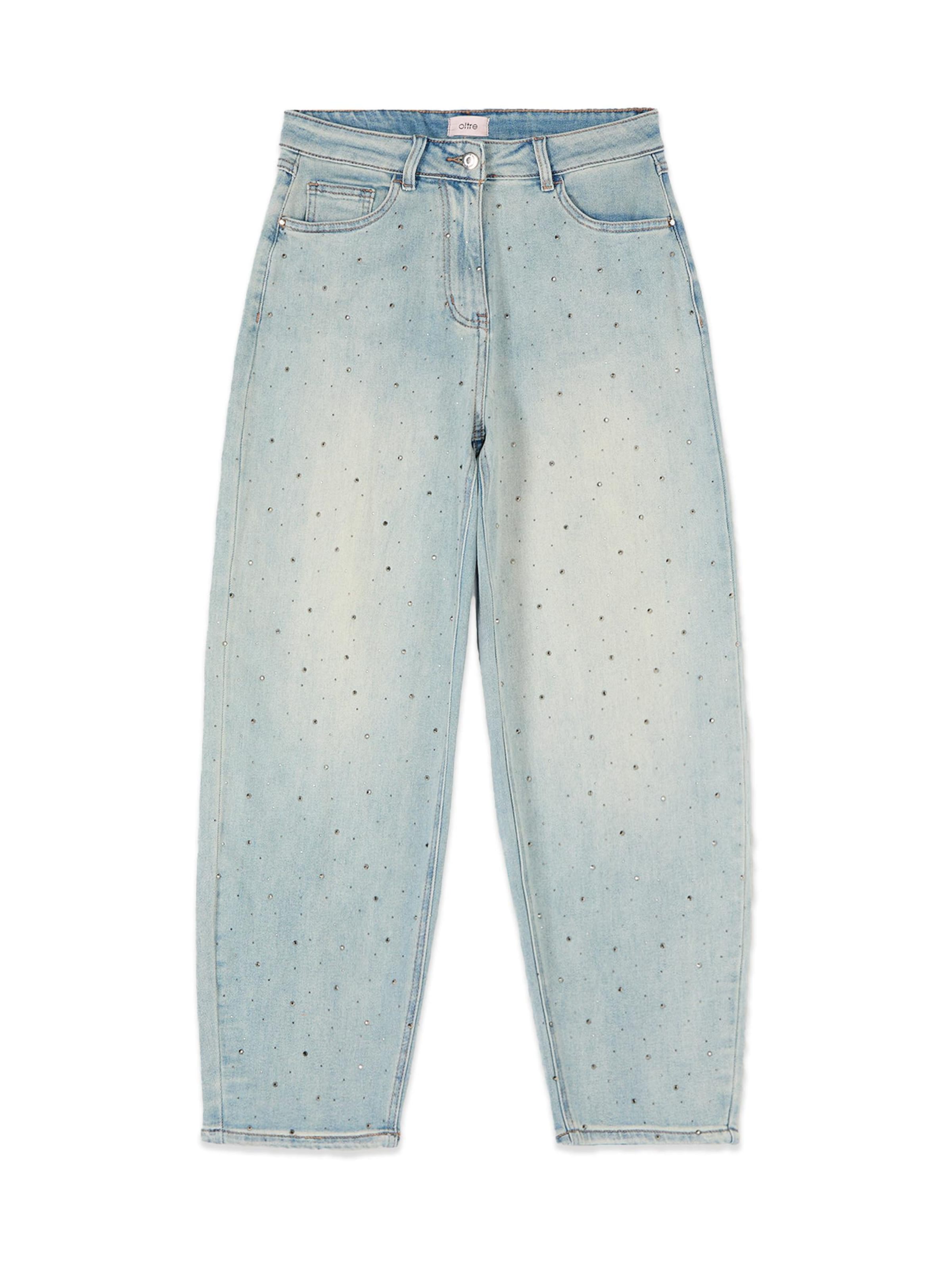 Loosefit Jean oltre en bleu : devant