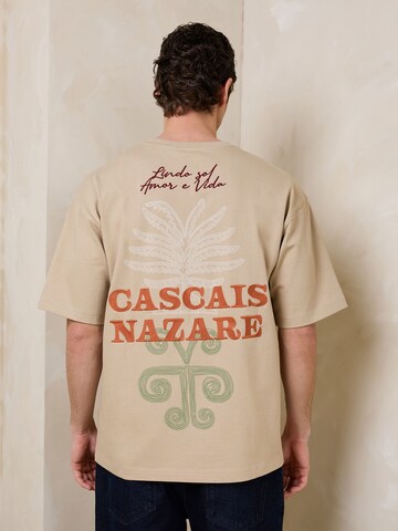 Next Shirt in Beige: voorkant