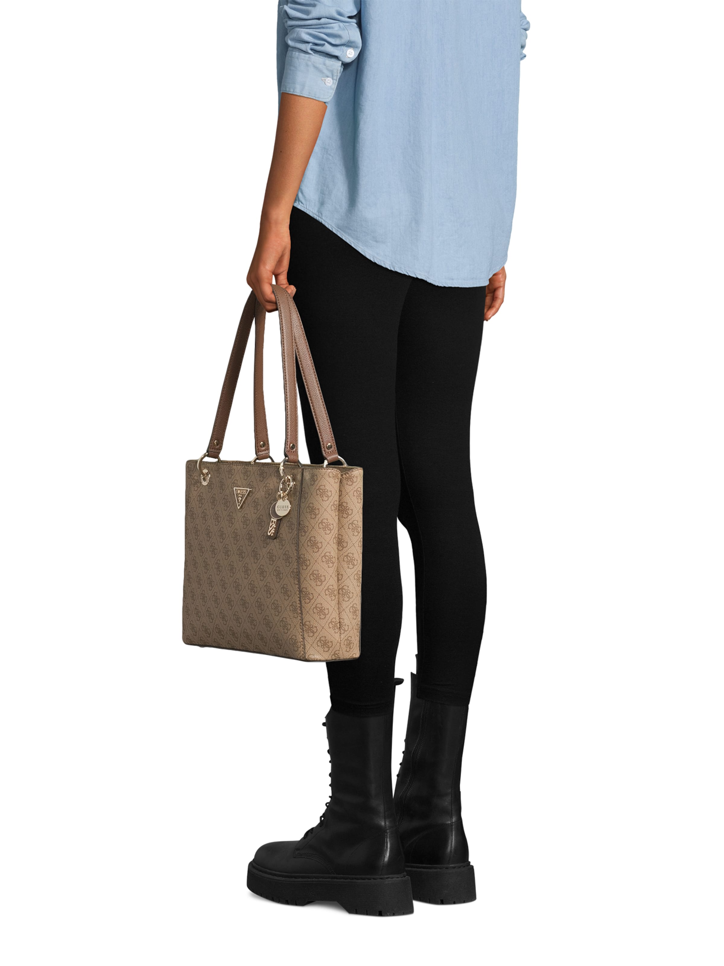 GUESS Shopper 'NOELLE II TOTE' in Braun