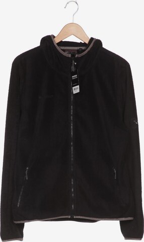 MAMMUT Sweatshirt & Zip-Up Hoodie in XXL in Black: front