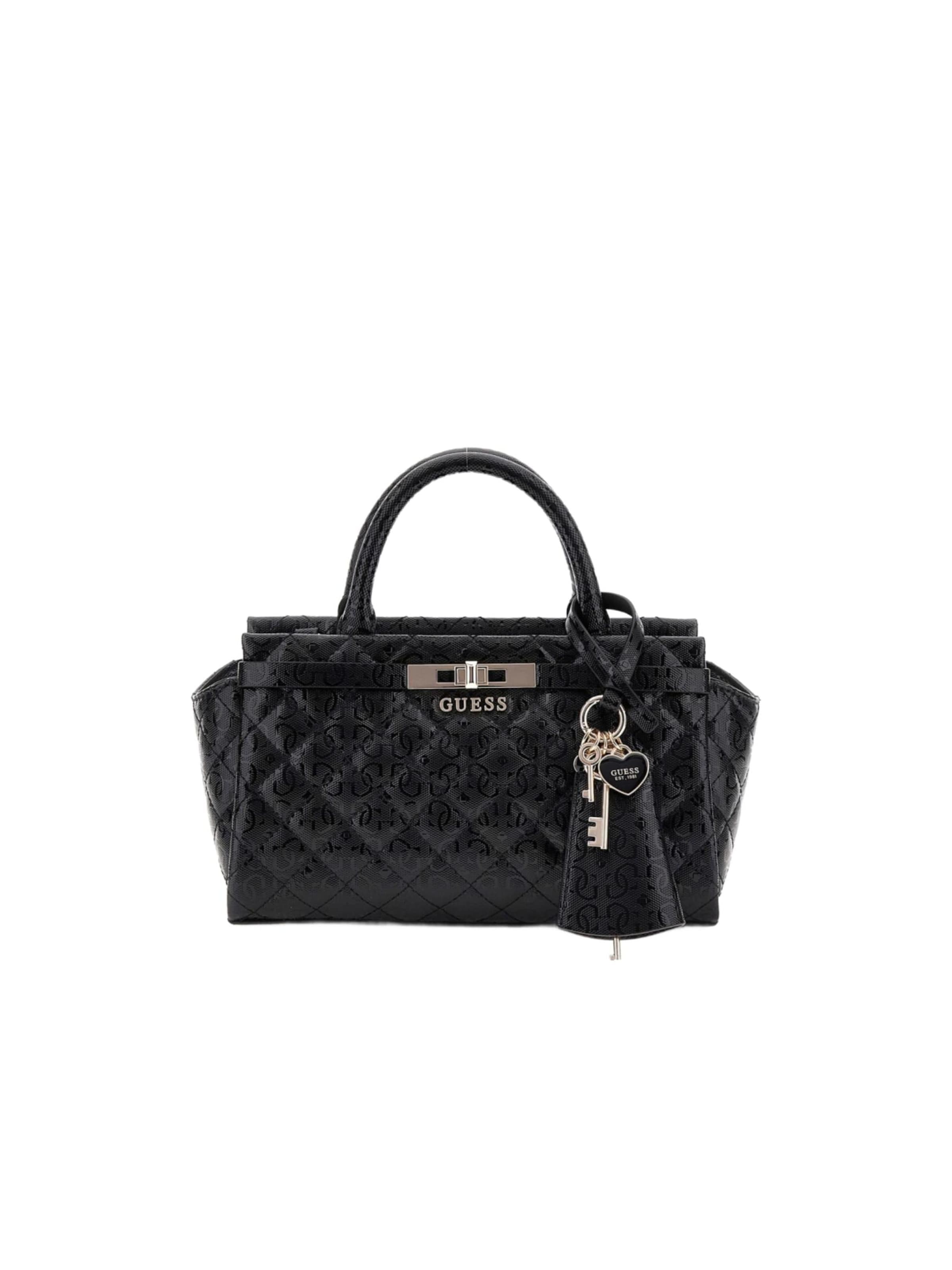 Sac à bandoulière 'Guess Sac Bandoulière Blane Girlfriend Sat Black' GUESS en noir : devant
