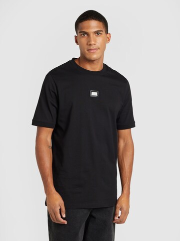 HUGO Shirt 'Diragolino' in Black: front