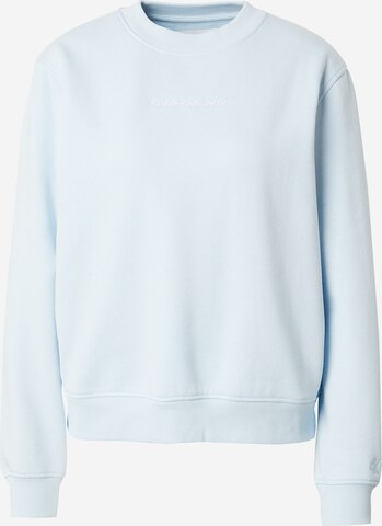 Calvin Klein Jeans Sweatshirt 'INSTITUTIONAL' in Blau: predná strana