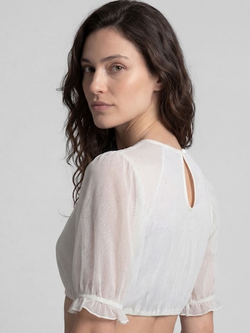Blouse folklorique SPIETH & WENSKY en blanc