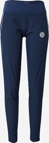 BIDI BADU Tapered Workout Pants in Blue: front