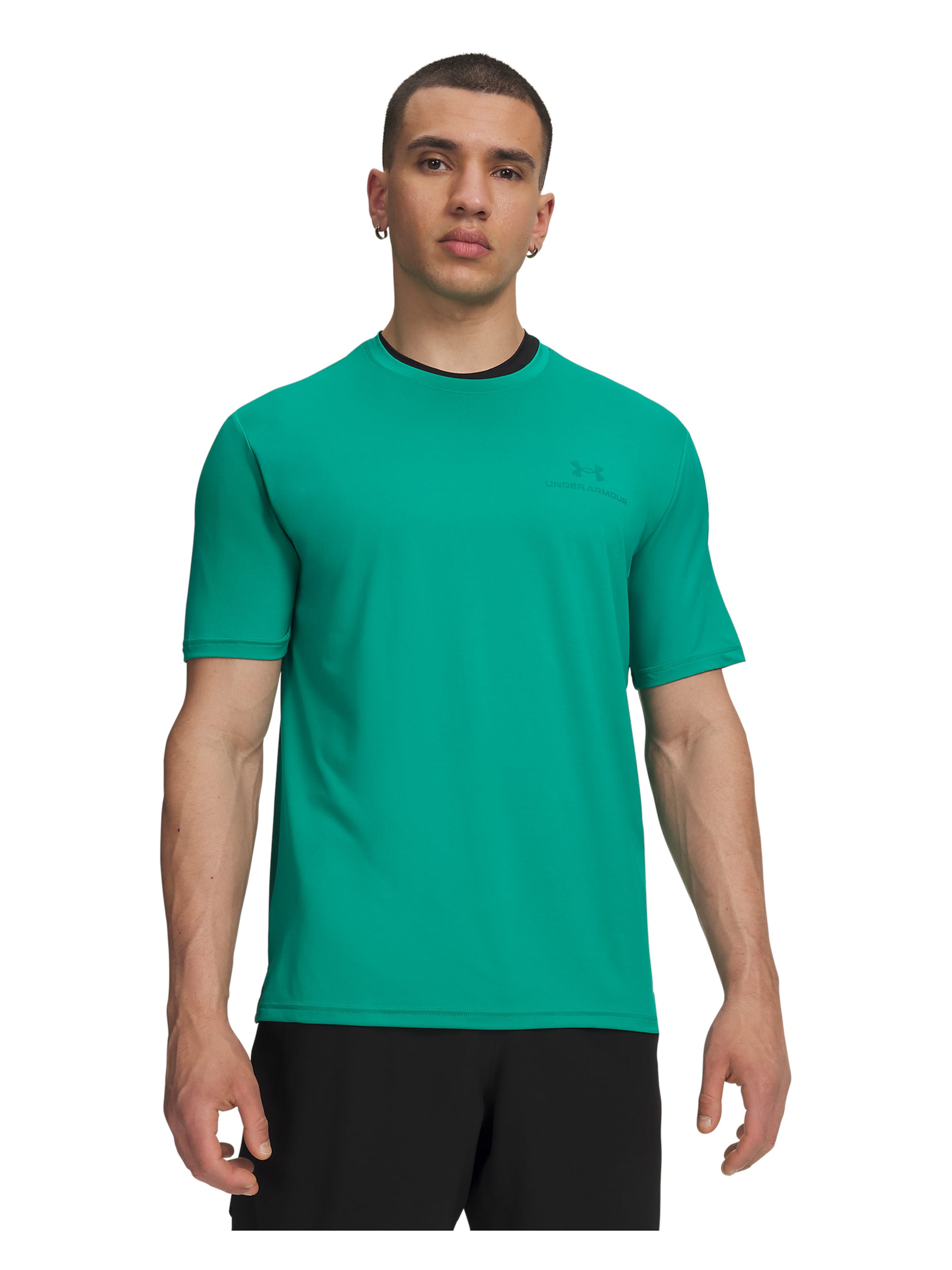 UNDER ARMOUR Functioneel shirt in Groen: voorkant